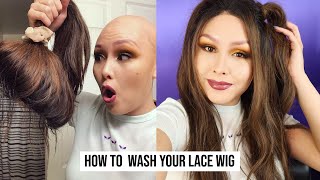 Wigs 101| How To Remove The Glue Off And Wash The Lace Front Wig