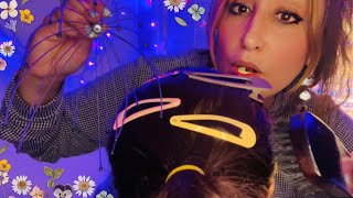 Asmr Scalp Massage Rp/ Hair Brushing/ Scalp Scratching/Hair Play/Gum Chewing/Personal Attention