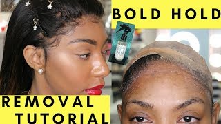 Best Lace Glue| Bold Hold Removal Tutorial| Kennysweets