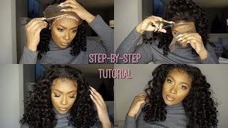 Affordable Bomb Bouncy Curls Wig Unit No Styling Needed|Full Wig Installation + Wig Giveaway!