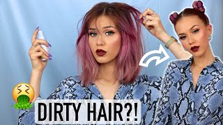 4 Hairstyles For Super Dirty Hair