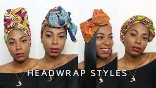 Easy Head Wrap/Turban Tutorial For Short Natural Hair| Haitian Owned Business
