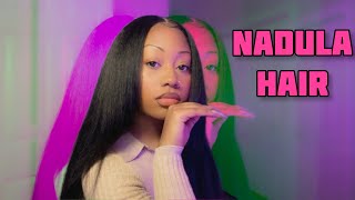 22" 13X4 Kinky Straight Lace Wig | Unsponsored Review | Nadula Hair | Shot On Iphone 14 Pro Max