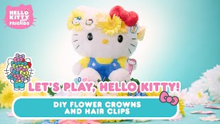 2 Easy Hello Kitty Diy Hair Accessories | Let'S Play, Hello Kitty