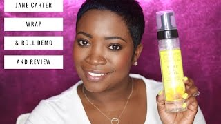 Short Hair: Jane Carter Wrap & Roll Demo & Review! | Thehairazortv