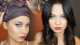 How To Wrap Your Hair & Keep It Straight Overnight!