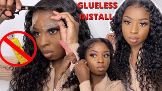 *Must See*Glueless Wig Install || No Glue , No Got2Be  || Curlyme Hair
