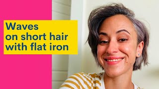 How To Do Loose Waves On Short Hair With Flat Iron