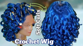  Flat Iron Curls On Crochet Wig