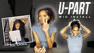 Super Natural & Affordable Easy U-Part Wig Install Ft Unice Hair
