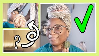 Wrapping A Scarf On Short Natural Hair  | 6 Ways To Wrap A Scarf For Short Hair