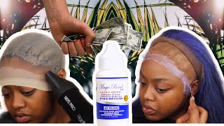 The Best Lace Front Glue?? | Detailed Lace Frontal Install | Magic Bond (Part1)