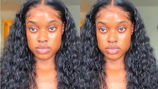 Very Detailed  Watch Me Install This Loose Wave Wig! Ft Wiggins Hair  Hannah London