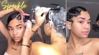 How To Finger Wave Using Set Wrap Mousse For Yr Brides/Short Hair/Unique Technique#Short Hair Styles
