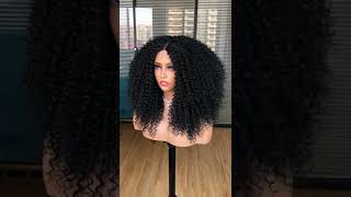 Synthetic Lace Front Wig With Baby Hair Natural Middle Part Short Curly Bob Wig Ft Anniviahair.Com