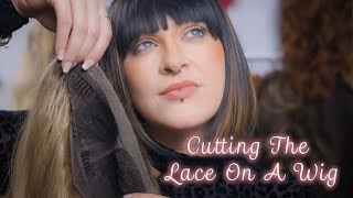 How To Cut The Lace On A Wig | Beginner Wig Tutorial | Jesse M Simons
