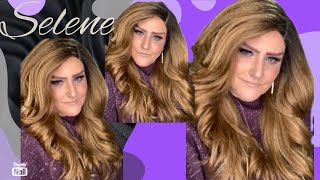 Prestigious!|Outre Melted Hairline Selene Wig Review|Synthetic|Dr4/Honey Brown|Elevatestyles