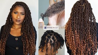 New!! Wrap N Lock Hipsta Locs On 4C Natural Hair!!! 18 Inches Long | How To Install & Style!!!