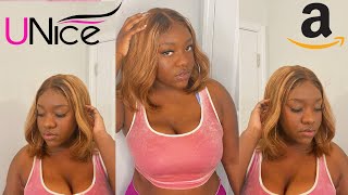 Affordable Highlight Bob Wig Install|| Ft. Unice Hair