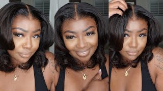 Wow  No Baby Hair!  Natural Hairline Layered Bob Wig For Beginners | Rpgshow