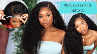 Super Easy Wig Install! | Must Have Curly Hair | Wiggins Hair Review | Chev B.