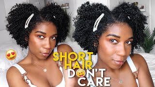 Short Hair Don'T Care | My New Styling Routine Short Natural Hair Twist Out