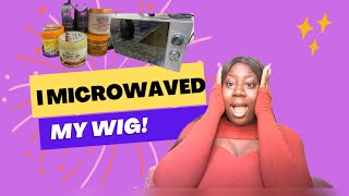 How To: Revive Your Old Human Hair| Microwave Method | Easy Diy #Hairdiy #Revamp #Microwavehacks