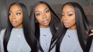 The Best Silky Straight Wig? Start To Finish Wig Install (26 Inches) | Vivi Babi Hair