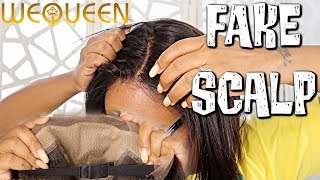 $103 No Gel Melt Down Ur New Transparent Lace Fake Scalp Wig For Beginners +Big Code Ft.Wequeen