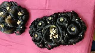 Flower Jewellery# Hair Bun # Hair Broaches# Bridal Hair Accessories#Haldi Function Jewel#Haldi Set