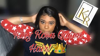 Cheap Affordable  Aliexpress Lace Front Wig | King Rosa Hair Review