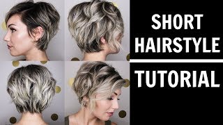 Short Hairstyling Tutorial || Chloe Brown