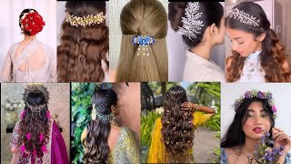 10 Beautiful Hairstyles Using Hair Accessories!#Hairstyle #Accessories #Plzsupport