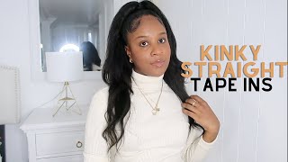 Versatile Kinky Straight Tape In Installation + Review (From Ywigs)