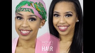 How To Wrap Hair | Silk Scarf | Night Time Routine | Missbt