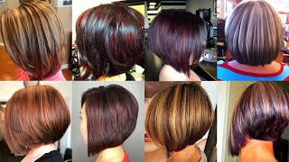 Homecoming Stacked Bob Haircuts With Short Hair Hairstyles For Fall Viral Images 2022-2023