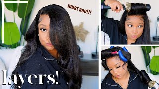 How To Add Bold Layers & Bouncy Curls | 200% Density Wig 26" Ft. Megalook Hair