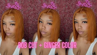 From 613 To Ginger | Bob Cut | French Cognac Adore Dye | Amazon Wig