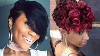 Bombshell Fall 2022 & Winter 2023 Short Haircuts For Black Women