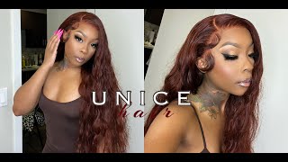 Best Brown Color Body Wave Wig Install Ft Unice Hair