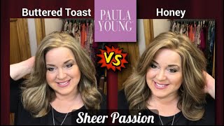 Buttered Toast Vs. Honey Featuring Sheer Passion From Paula Young! Unbox, Review & Color Compare!