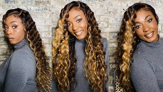 $40! Outre Synthetic Hair Sleeklay Part Hd Lace Front Wig - Shalini Ft Wigtypes