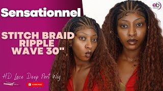 Outre 13X4 Lace Frontal Wig - Stitch Braid Ripple Wave 30" |Ebonyline.Com