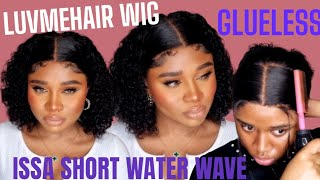 Issa Short Water Wave Glueless Wig Ft. Luvme Hair 4 Months Update