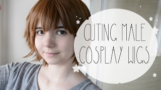 Styling A Male Cosplay Wig  | How To Cut & Style Cosplay Wigs From Scratch!