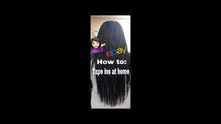 Tape In Hair Extensions | At Home Application