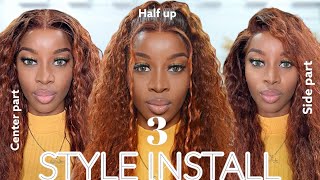 3 Easy Ways To Style A Frontal Wig Ft. Unice Hair (Step By Step) | Discount Added | Vivaloveeda Mati
