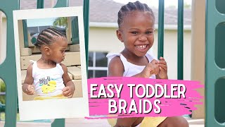 Toddler Braided Style - Short Hair