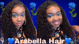 Arabella Hair| Beautiful|Jerry Curly 13X4 Lace Frontal Human Hair Wig!!!
