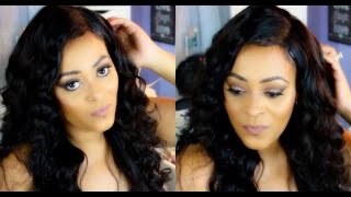 How To Apply Lace Frontal Using Got2B Glue|Plus Styling|Unicehair.Com